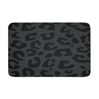 Shadow Leopard Memory Foam Bath Mat