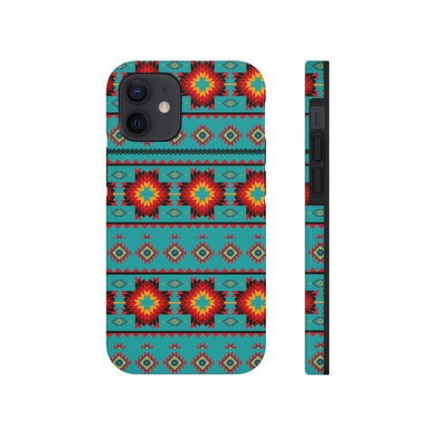 Turquoise Aztec Flexi Case