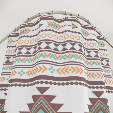 Aztec Earth Shower Curtain