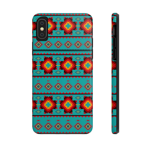 Turquoise Aztec Flexi Case