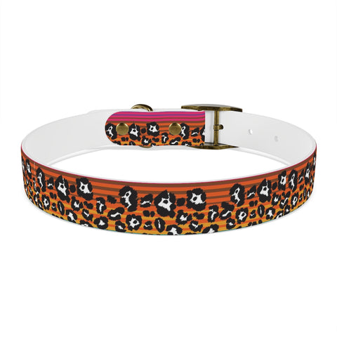 Shadow Leopard Serape Dog Collar