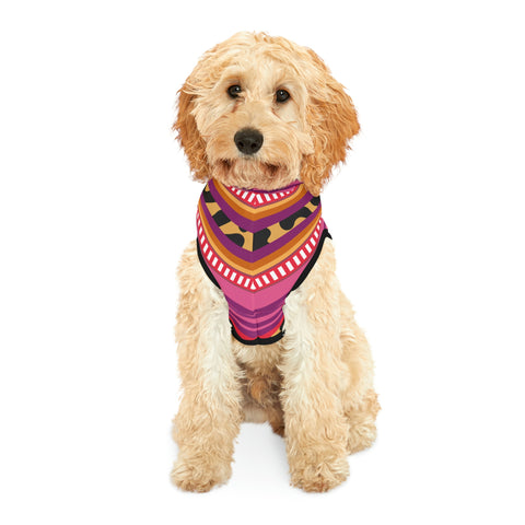 Cheetah Serape Dog Hoodie