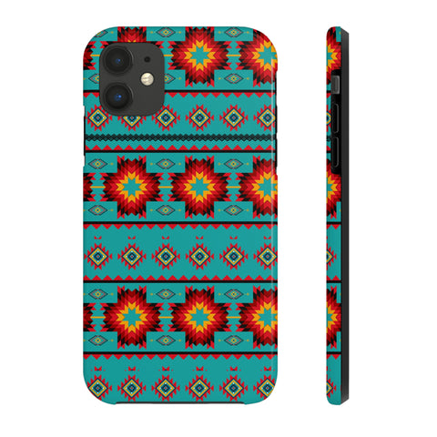 Turquoise Aztec Flexi Case