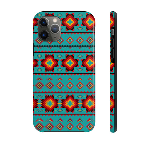 Turquoise Aztec Flexi Case