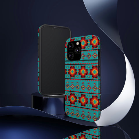 Turquoise Aztec Flexi Case