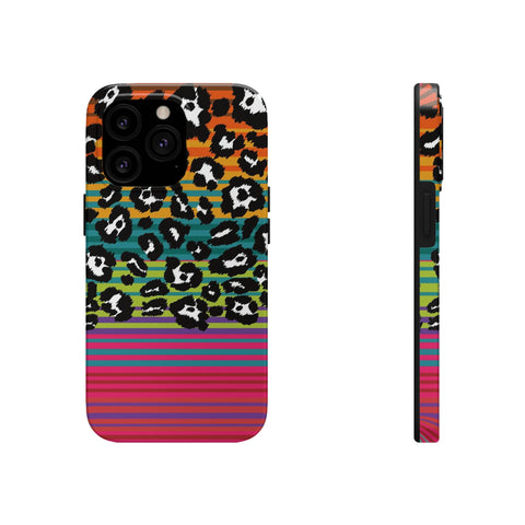 Snow Leopard Serape Phone Case