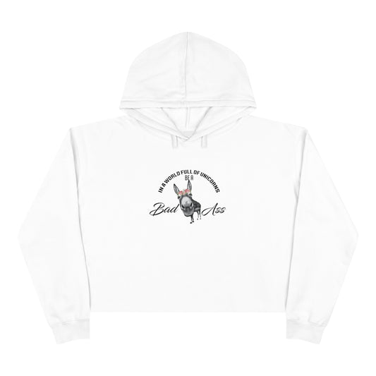 Bad Ass Crop Hoodie