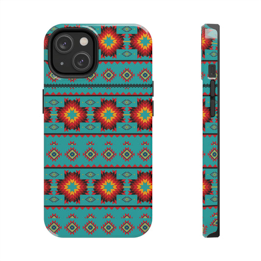 Turquoise Aztec Flexi Case