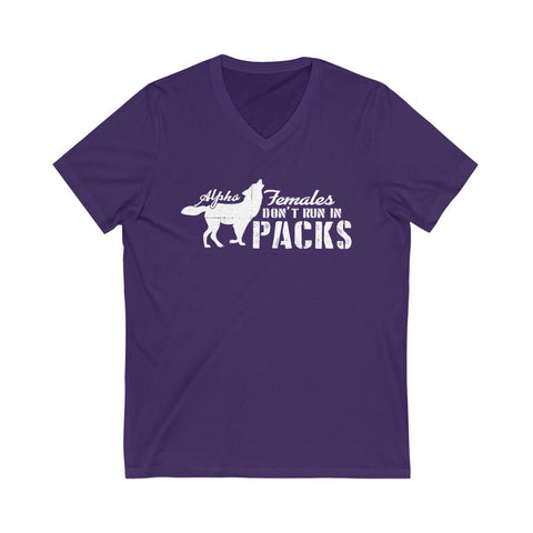 Alpha Females (Wolf) V-Neck Tee