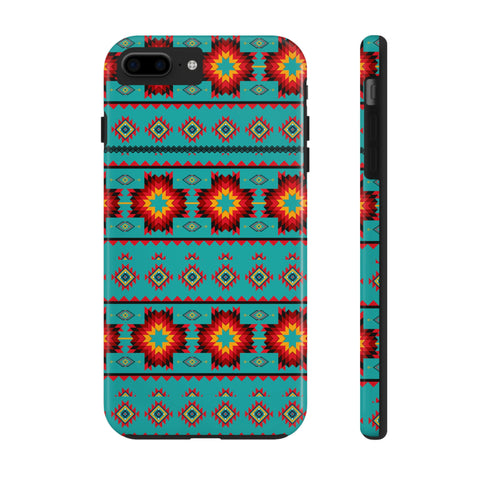 Turquoise Aztec Flexi Case
