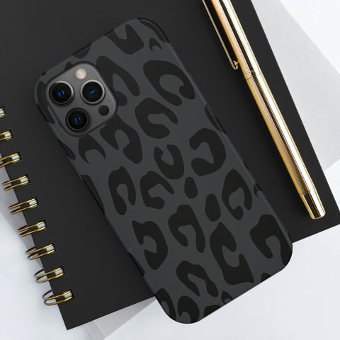 Gray Cheetah phone case