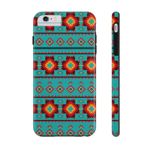 Turquoise Aztec Flexi Case
