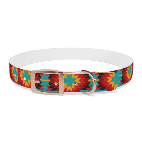 Turquoise Aztec Dog Collar
