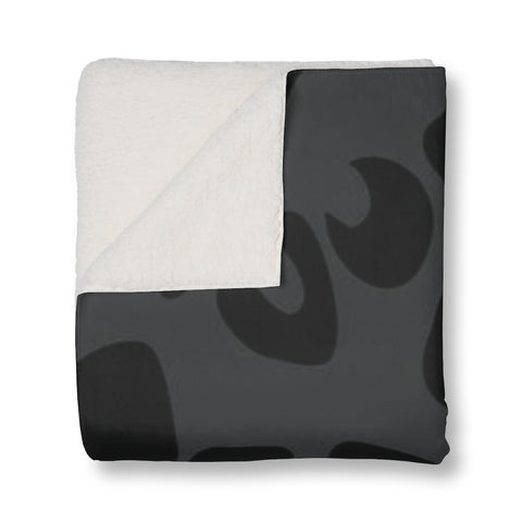 Shadow Leopard Sherpa Blanket