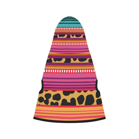 Cheetah Serape Dog Hoodie