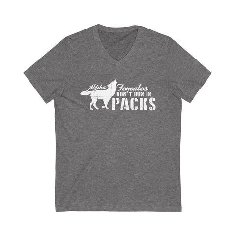 Alpha Females (Wolf) V-Neck Tee