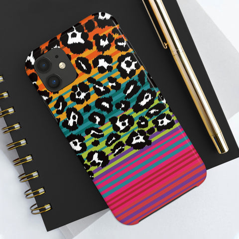 Snow Leopard Serape Phone Case