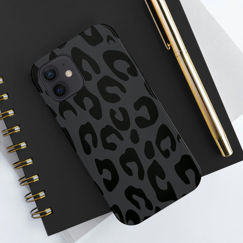 Gray Cheetah phone case
