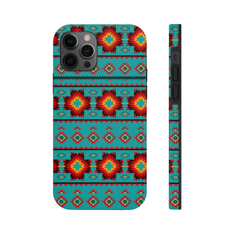 Turquoise Aztec Flexi Case