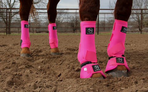 Shocking Pink Sport Boots