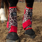 Cheetah Red Sport Boots