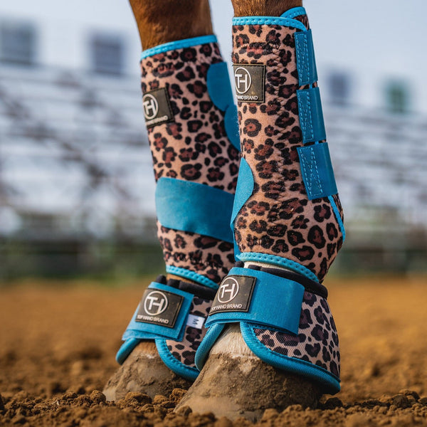 Burgundy Cheetah Sport Boots – Top Hand Brand