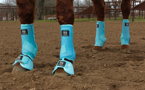 Baby Blue Sport Boots