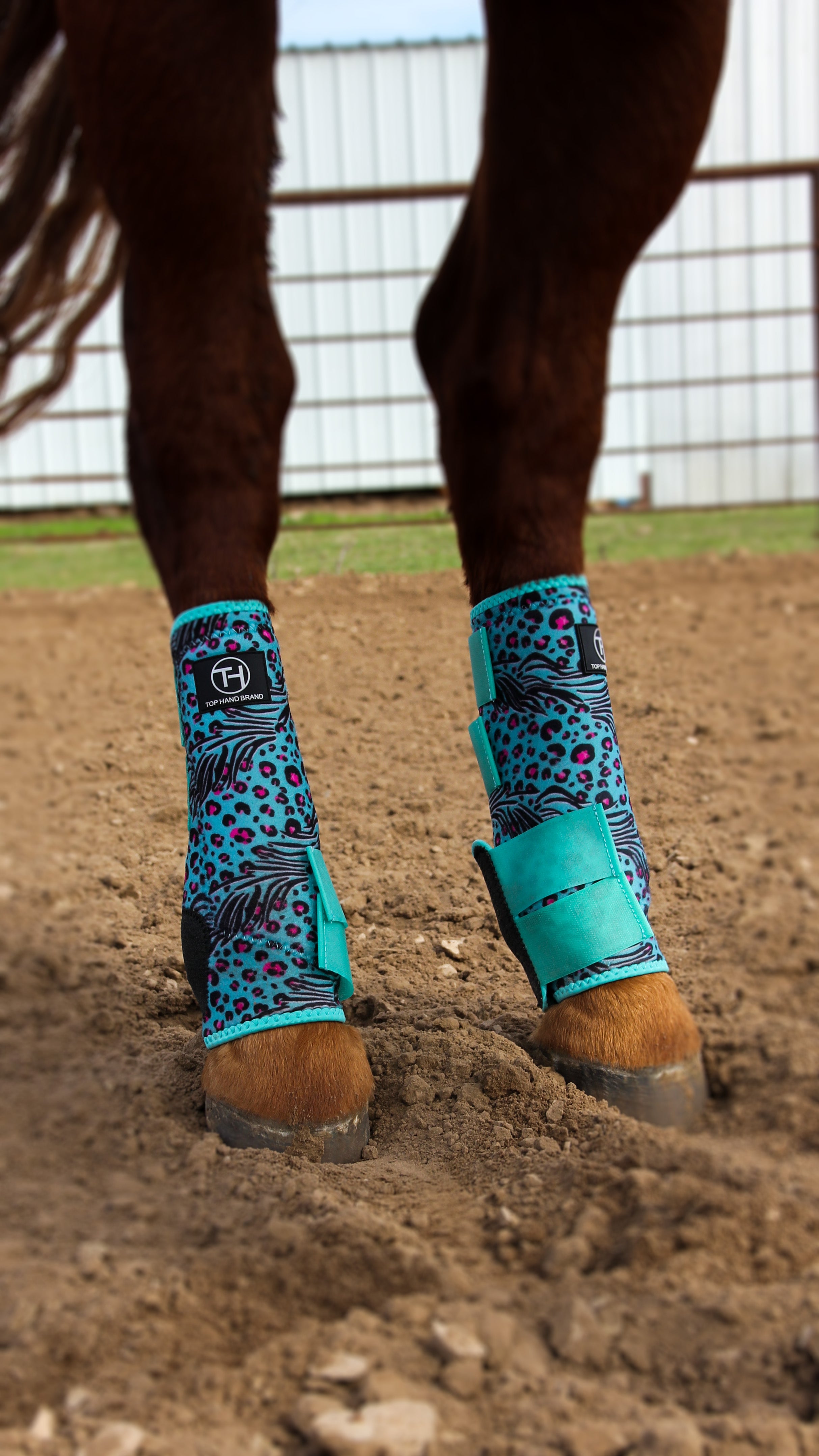 Wild Ride Mint Zebra Sport Boots – Top Hand Brand